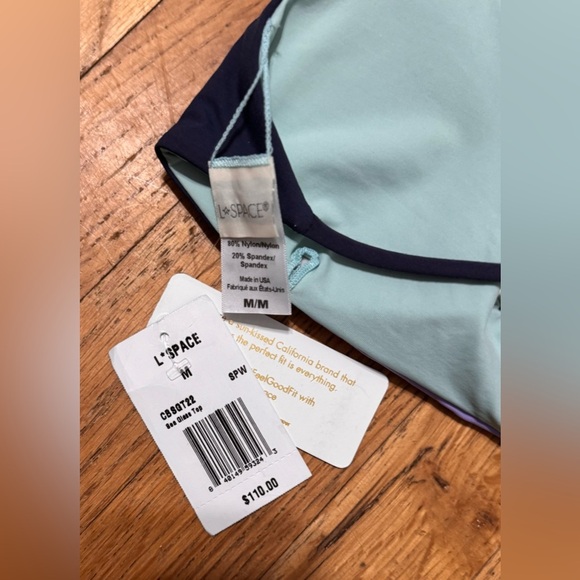 L*Space Sea Glass Tankini Top - Picture 6 of 6